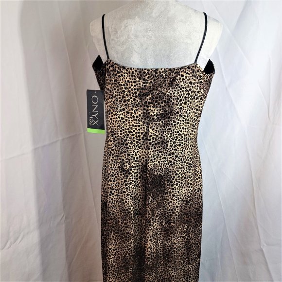 Onyx Nite Full Length Party/Cocktail/Evening Dress Size 16 NWT - Picture 4 of 8